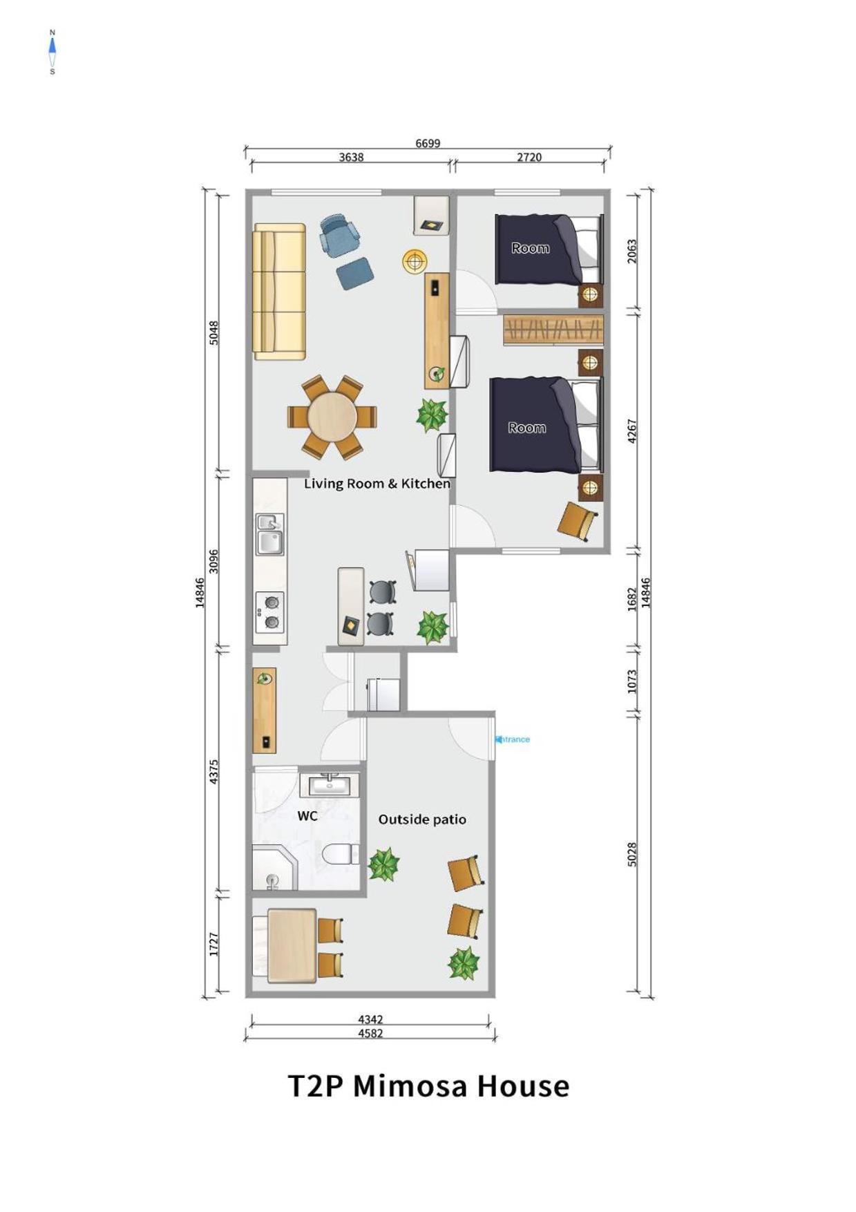 Ferienwohnung T2P Mimosa House Vila Nova de Gaia Exterior foto